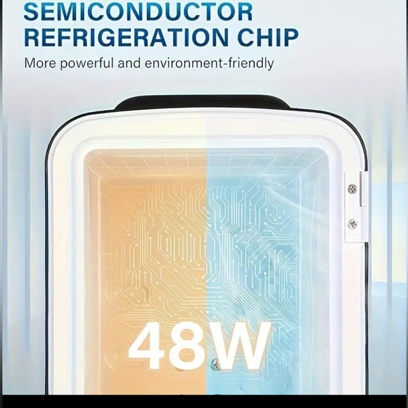 Mini 2-way Fridge -Frosty Cold & Warming capabilities. W/  a flip of the switch - Picture 5 of 6